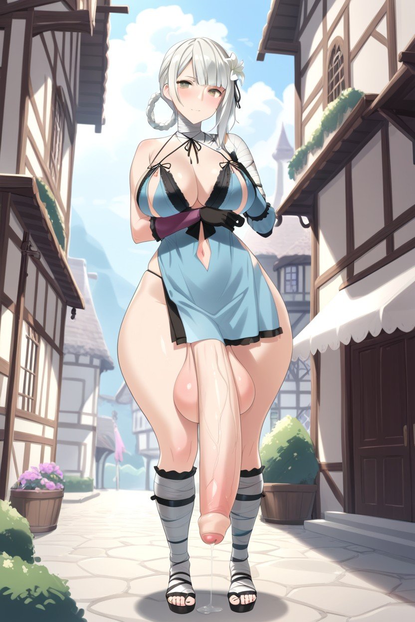 Embarrassed, 18+, Kaine Outfit Shemale AI Porn