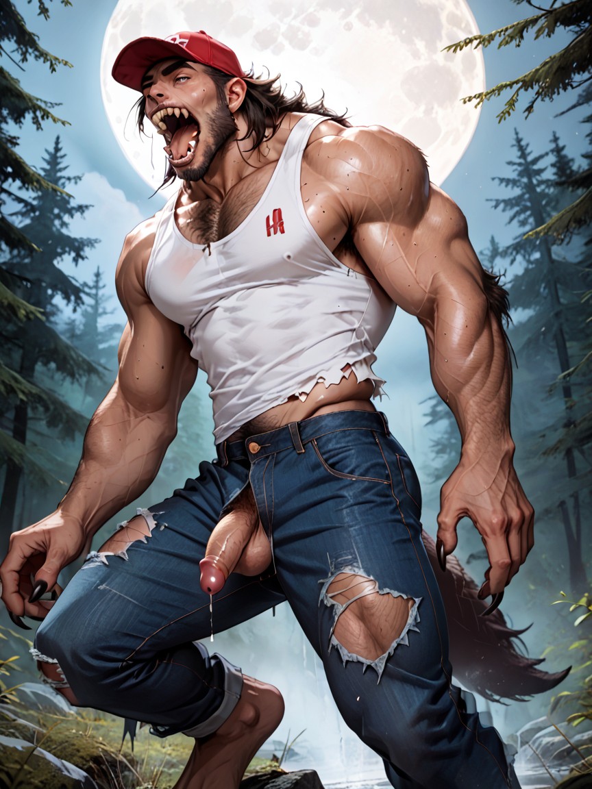 Forest, 正面视图, Huge Arms And Hands AI同性恋黄片