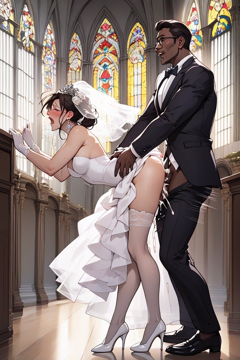 Impregnation, Full Body, Church Wedding Furry AI Porn