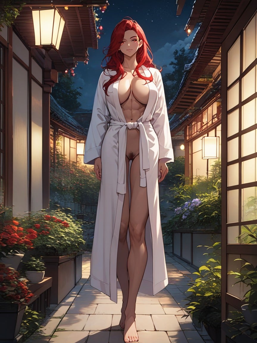 Long Hair, Garden, Round Breasts人妖AI色情