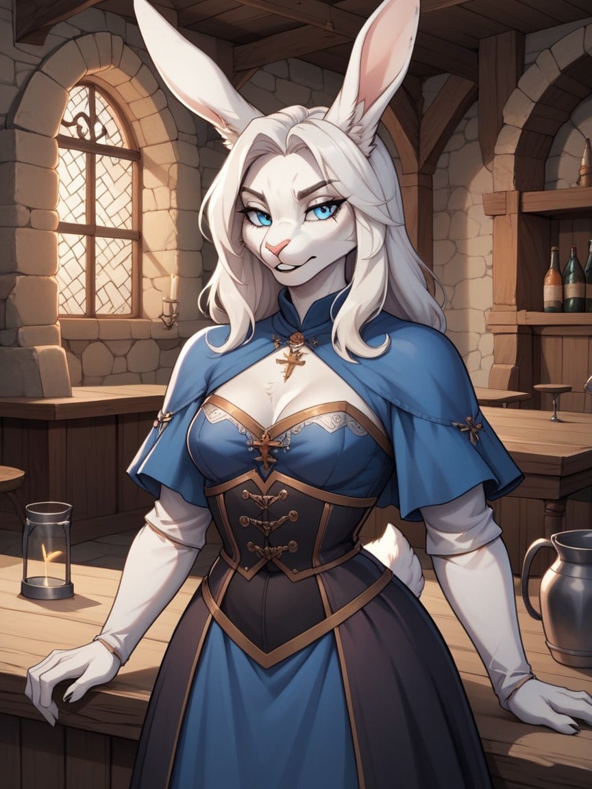 18+, Female Rabbit, High Detail Furry AI Porn