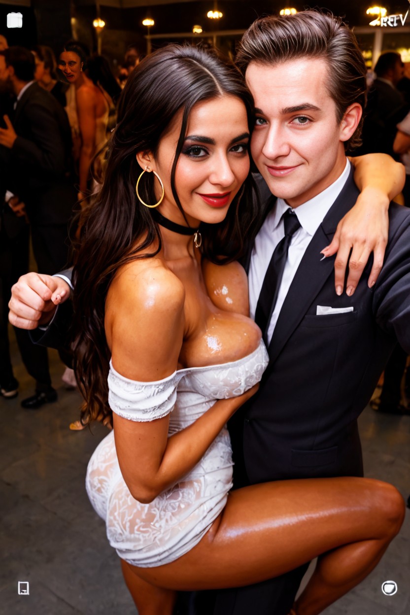 Round Face, Hdr, Black Long Hair AI Porn