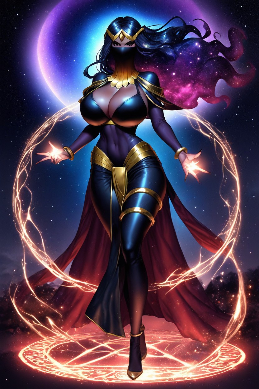 Sparkling Skin, Stars, Black Cosmic Skin Hentai IA