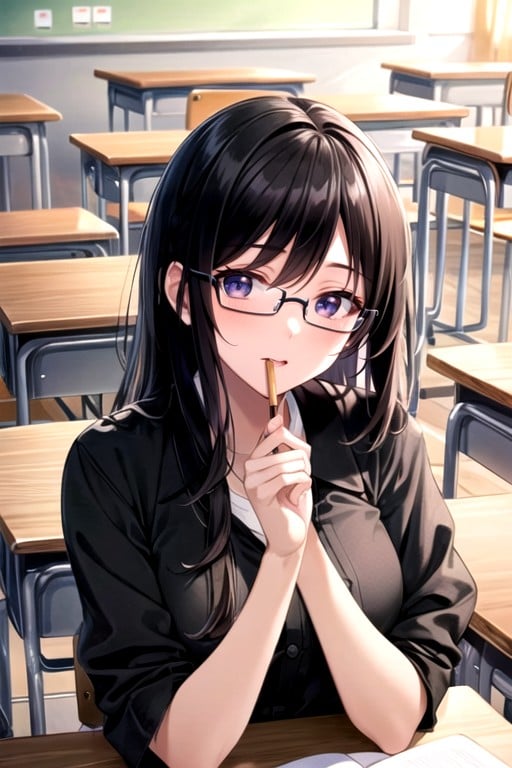 Hair, Glasses, Eimi FukadaFurry IA