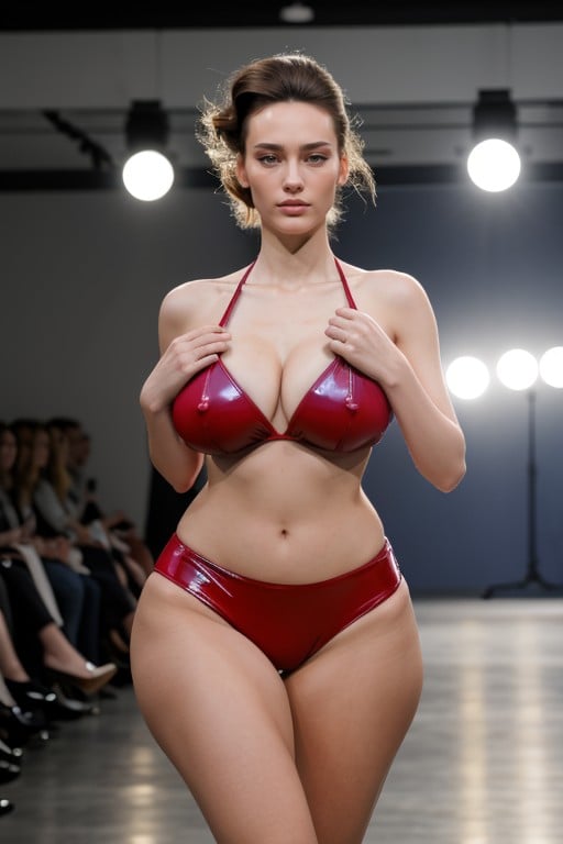 Women Walking The Catwalk, 18+, Big Breasts AI Gay Porn