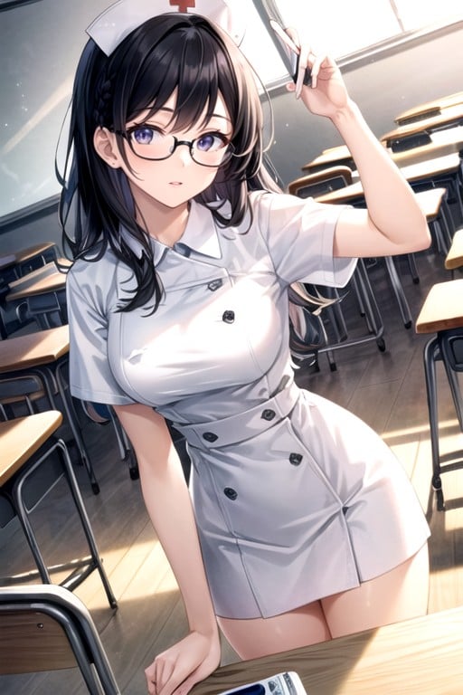 One Woman, Nurse, 18+퍼리 AI 포르노