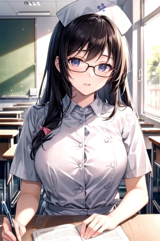 One Woman, Nurse, Classroom Shemale AI Porn