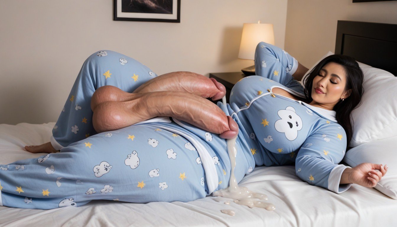 Onesie, Multi Penis, Pajamas Shemale AI Porn