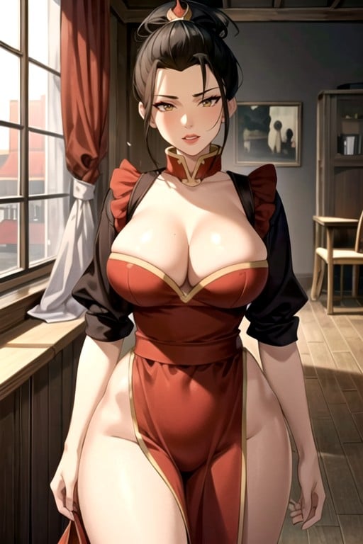 Maid, Cul Énorme, Azula (avatar)Porno IA Asiatique