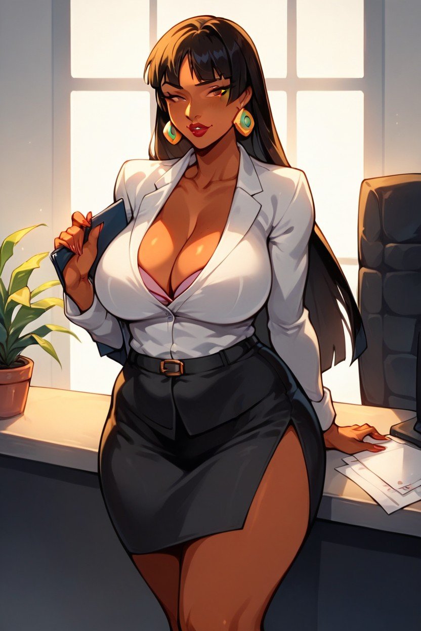 Office Skirt, Chel Eldorado, SexyAI獸人黃片