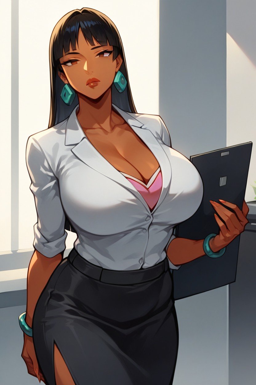 Office Skirt, Cool, Clear Eyes Hentai IA