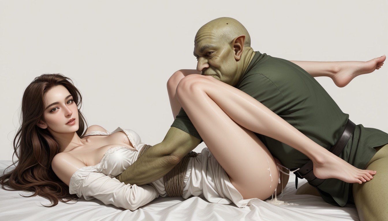 Arched Back, Feet, Green Ugly Goblin Leaning On Hersites.postSEOTitles