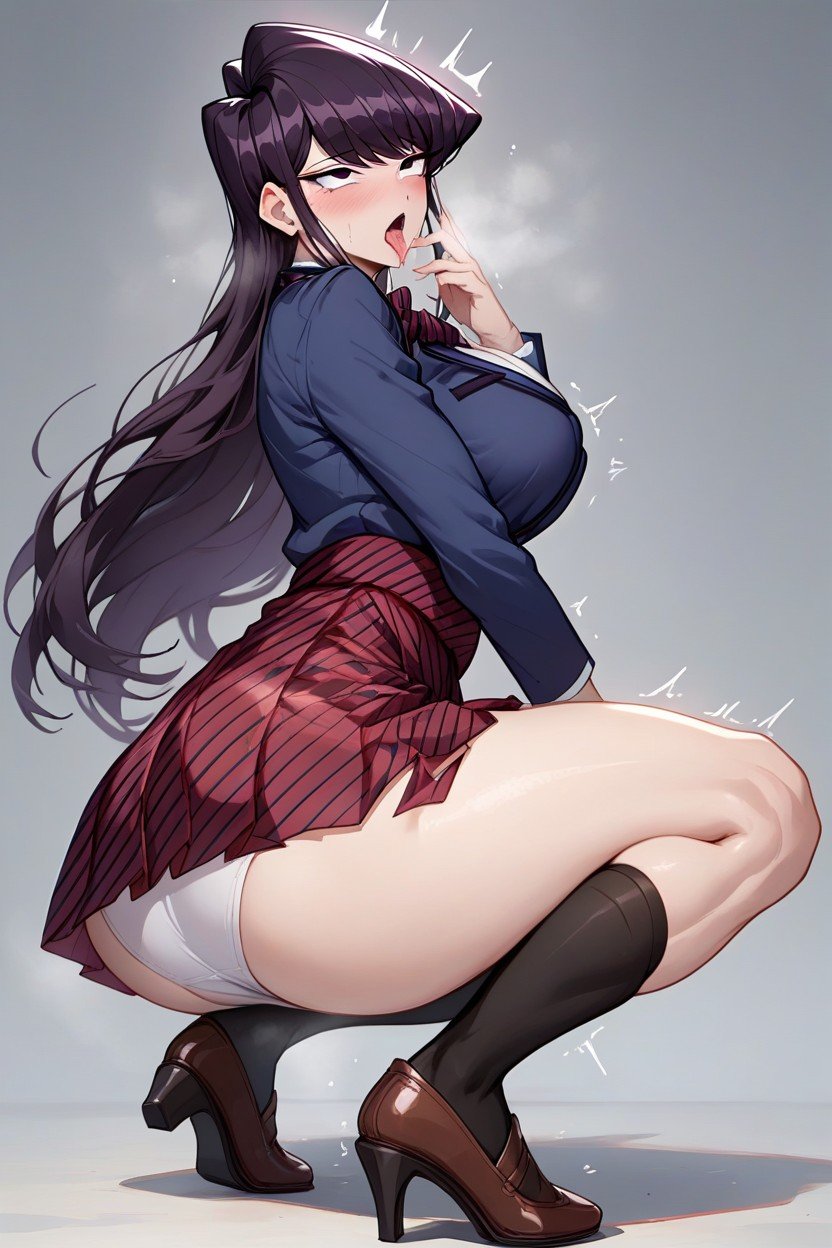 Extremely Large Ass, Komi-san Wa Komyushou Desu, Komi Shouko Pornografia peluda com IA