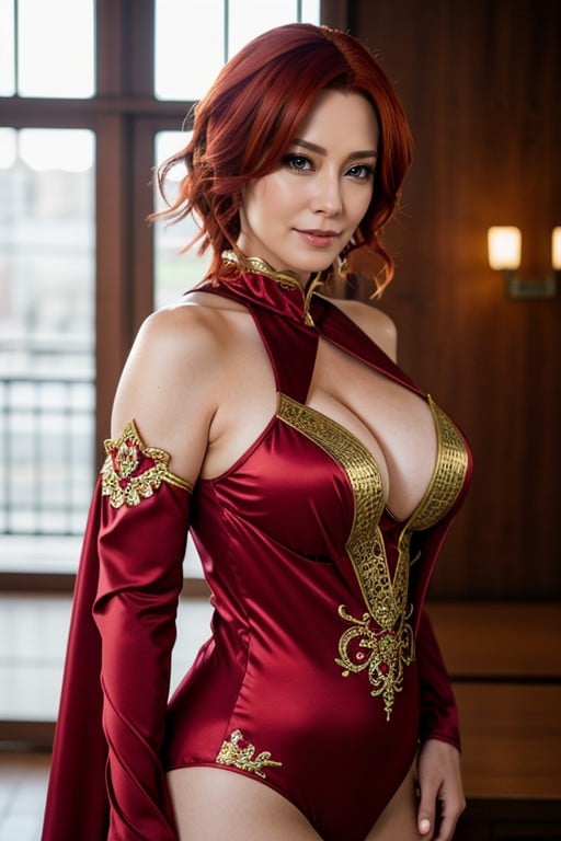 Cosplay, Natural Breast, Small Ass AI Gay Porn