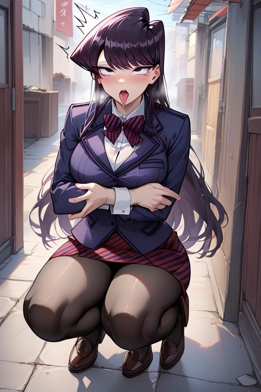 Komi Shouko, Clothed, 18+ Pornografia peluda com IA