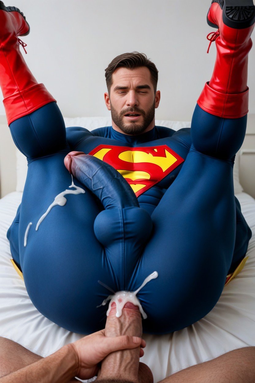 Tight Suit, Finger In Asshole, SupermanゲイAIポルノ