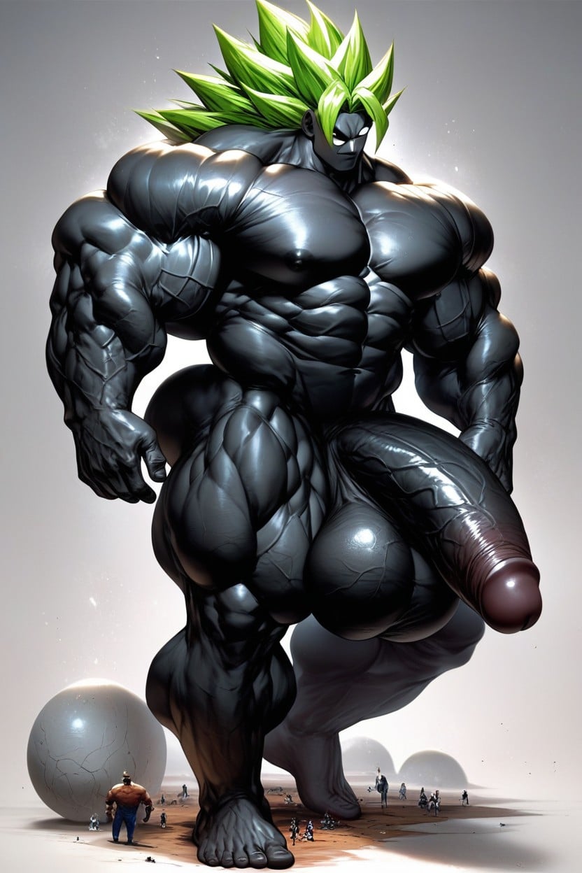 Big Ball, Oversized Muscles, 18+ AI Gay Porn