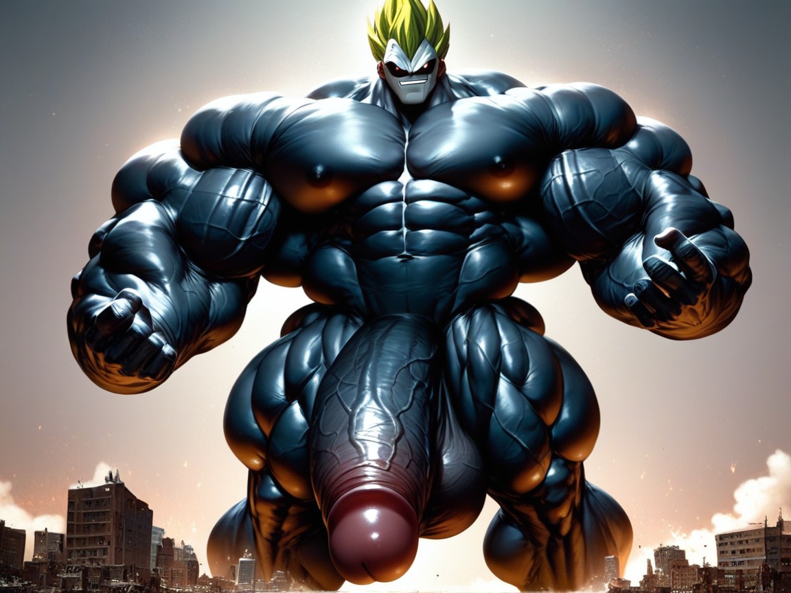 Massive Cock, 極端なボトムヘビー, Super Saiyan ゲイAIポルノ
