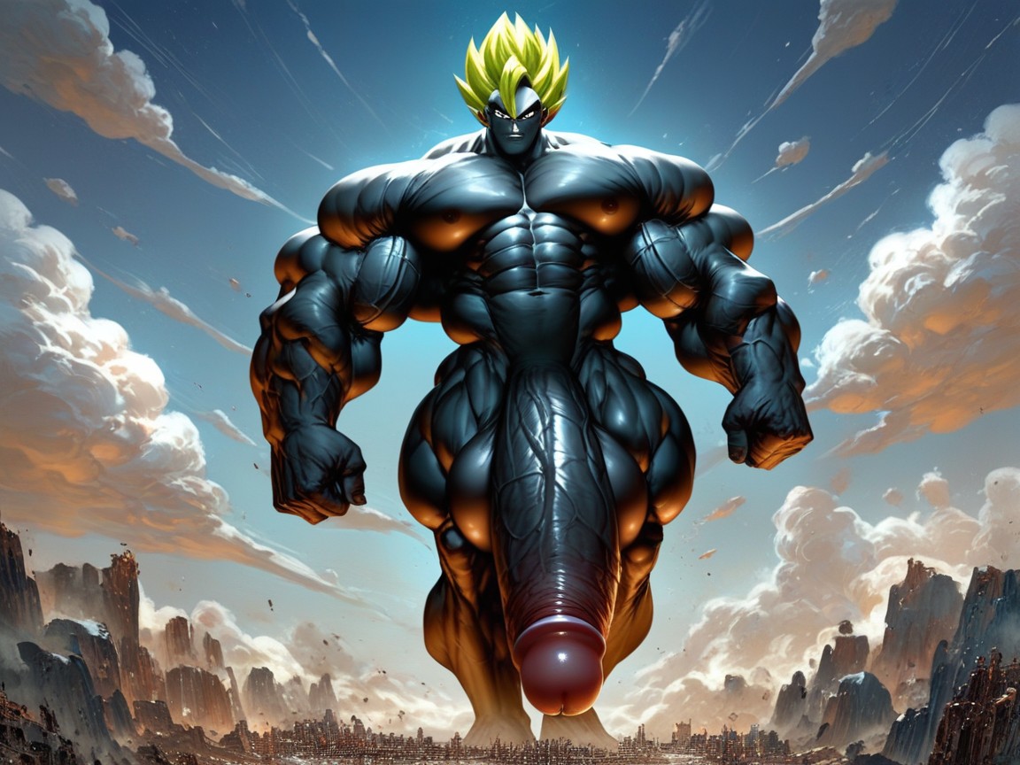 Wide, Muscle Growing, Hyper Muscle Growth AI Gay Porn