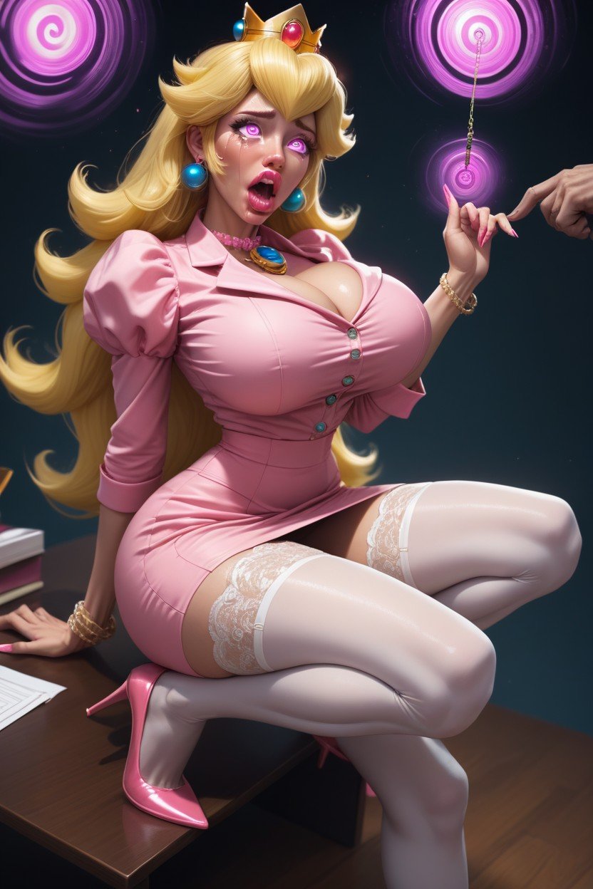 Princess Peach, Lágrimas, 18+ Pornografia peluda com IA