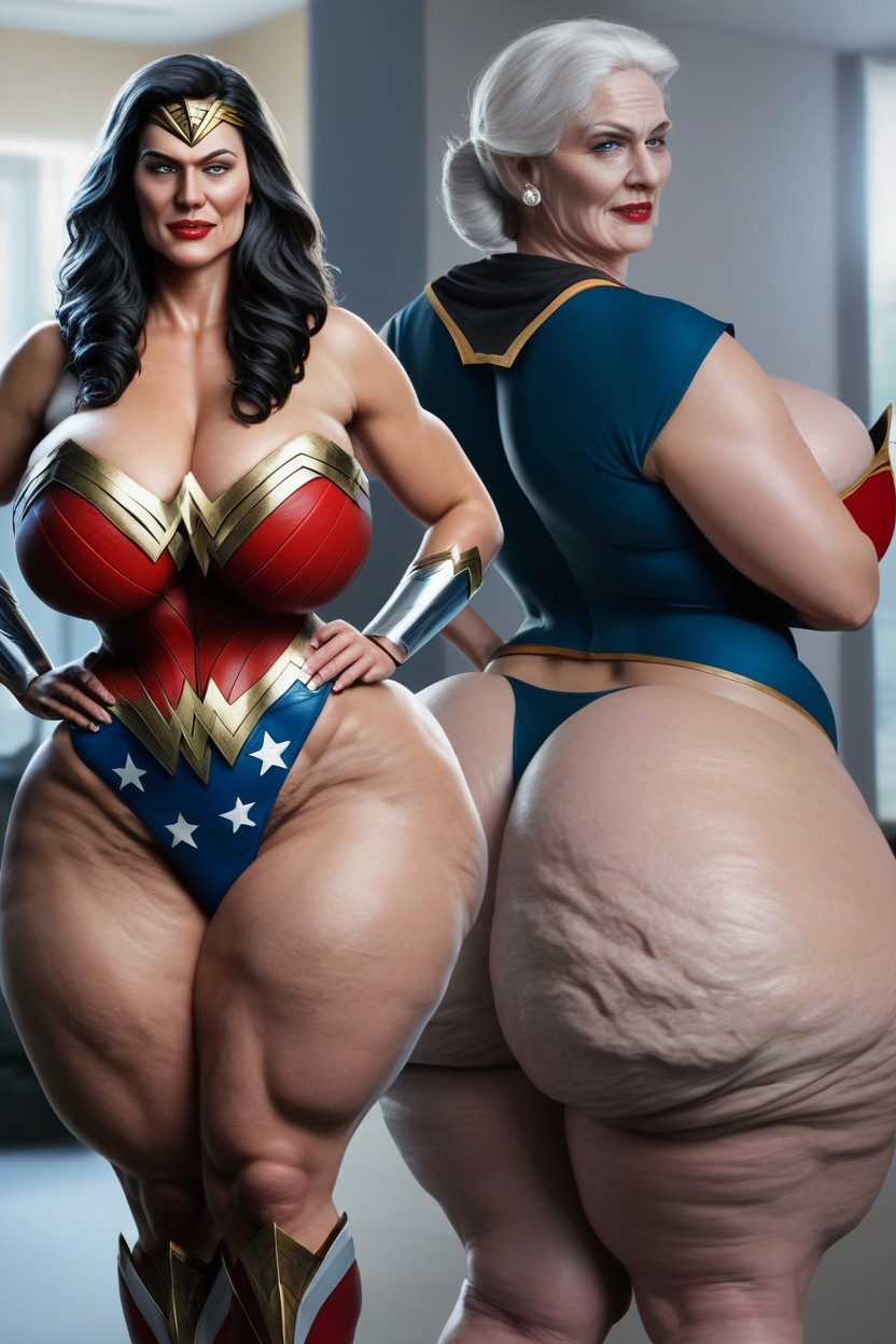 Extremely Thick Hips, Thick Ass, Fat Ass AI Porn