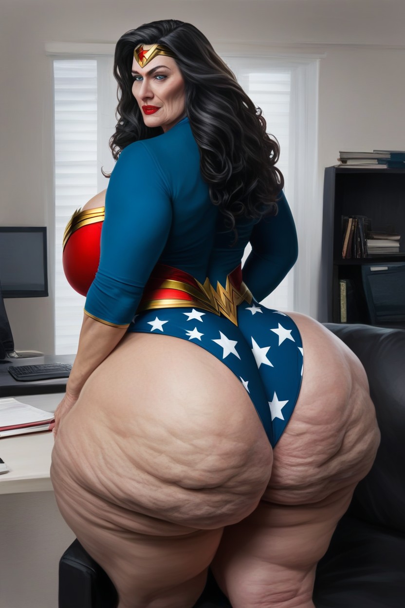 Disproportionately Large Ass, Ass Triple Width Of Shoulders, Thick Ass Porno IA