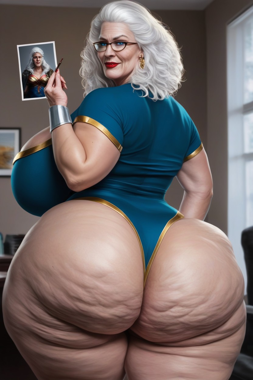 Extremely Wide Hips, Fat Hips, Thick Thighs AI Porn