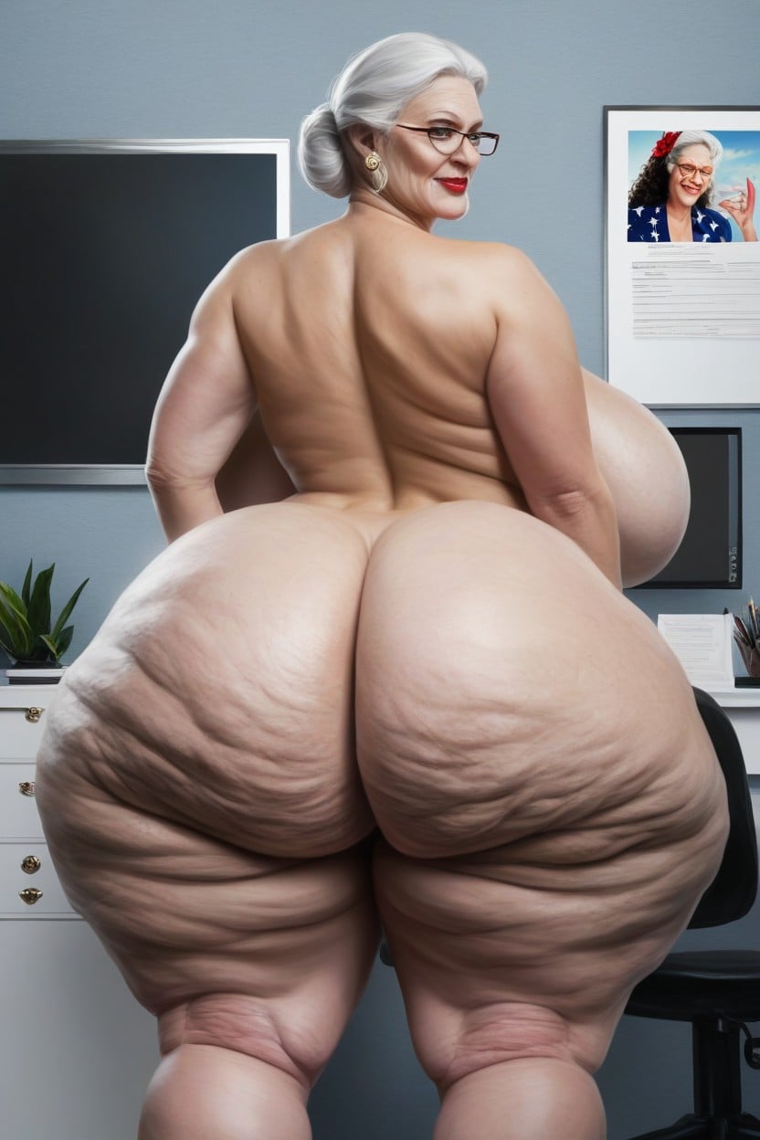 Extremely Thick Hips, Extremely Enormous Fake Booty, Judía Porno IA