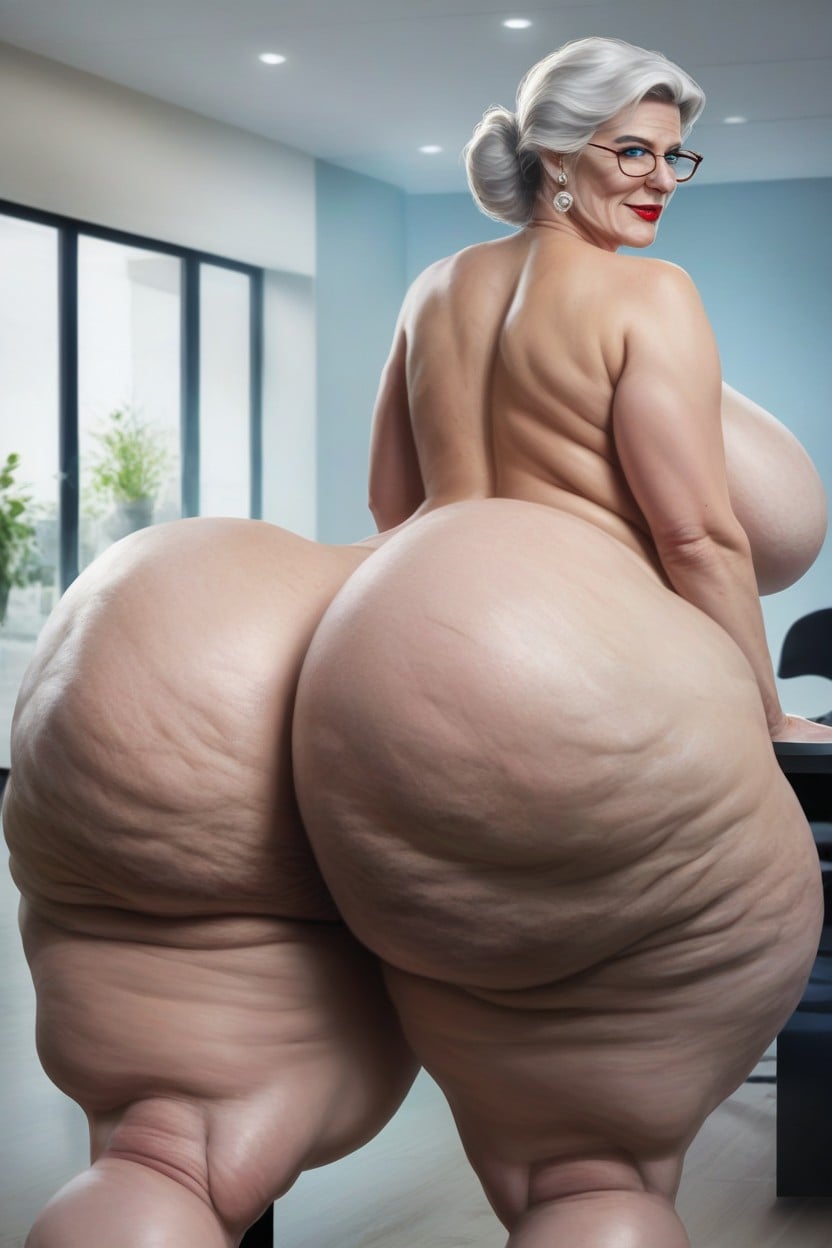 Thick Thighs, A Tall Oily Skin, Extremely Wide Hips AI Porn
