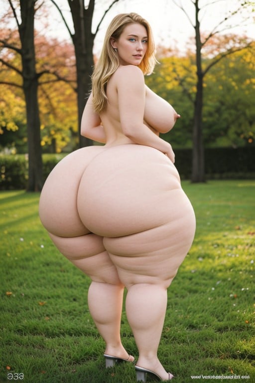 전신, Mega Round Ass, Unrealistically Massive Ass퍼리 AI 포르노