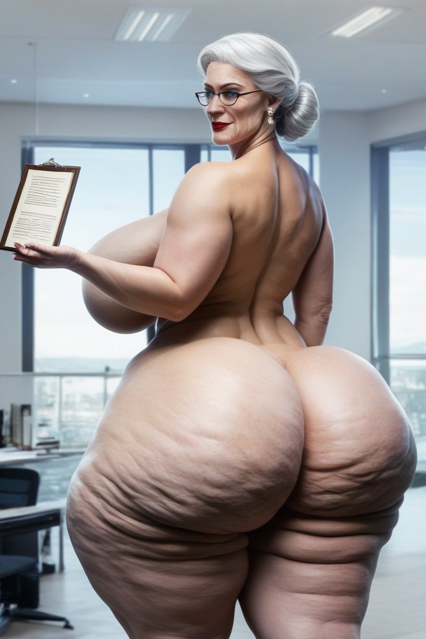Round Ass, Curly Afro, Ass Triple Width Of Shoulders Porno IA