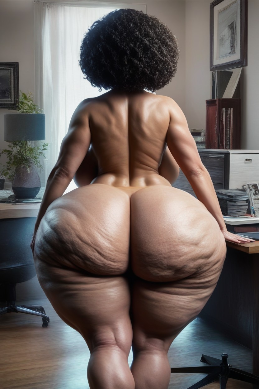 Massive Cellulite Fake Ass, Gigantic Thighs, Extremely Fat Thighs Porno IA