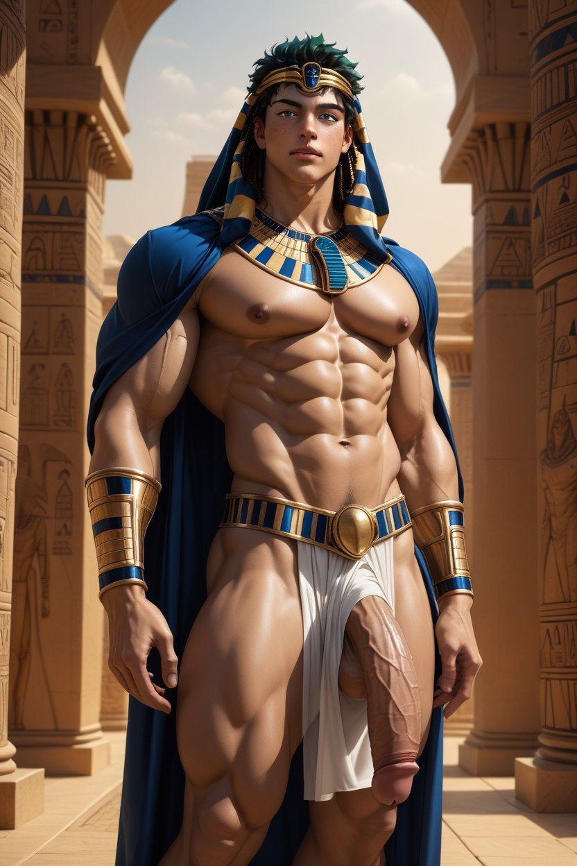 Smooth Chest, Pectorals, Cairo (pyramids) AI Gay Porn