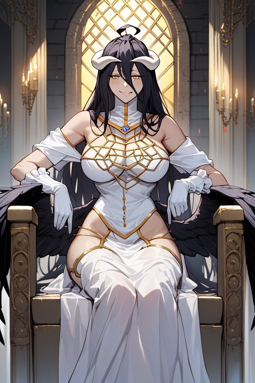 Sitting On Throne, 18+, Erotic LookニューハーフAIポルノ