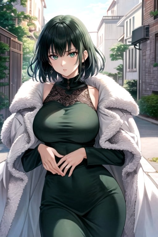 Fubuki (one Punch Man), 18+, Fubuki From One Punch Man Wearing Dangerous Beast Cosplay Huge Veiny Futanari Furry AI Porn