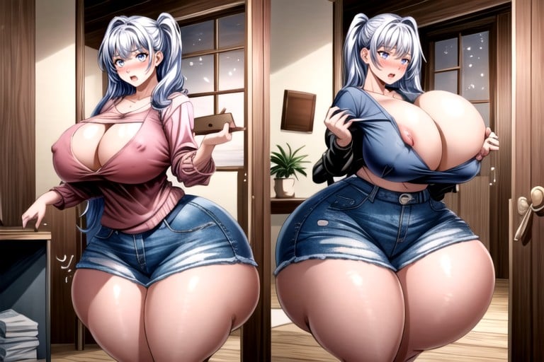 Her Absurdly Hyper Giant Fat Breasts Becoming More Hyper Enlarged Giant Fat Fleshy Moons Bigger Then A House On Her Chest, 苹果型, Absurdly Hugely Hyper Immense Fat Breast ExpansionAI同性恋黄片