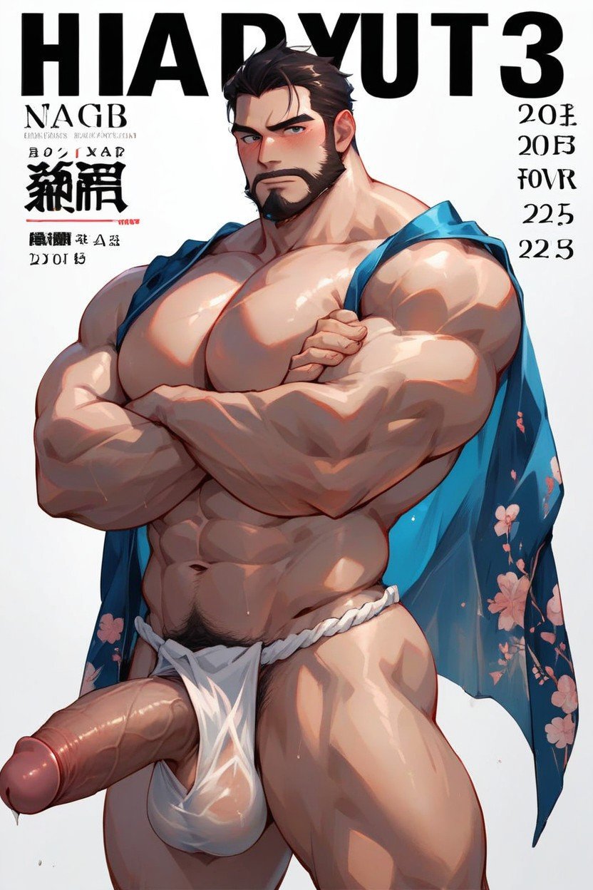 Text, Hyper Muscular, Huge PecsAI同性恋黄片