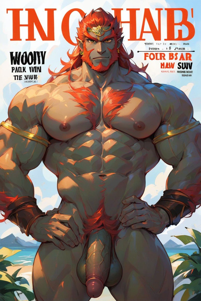 Huge Pecs, Magazine Cover, 20+ AI Gay Porn