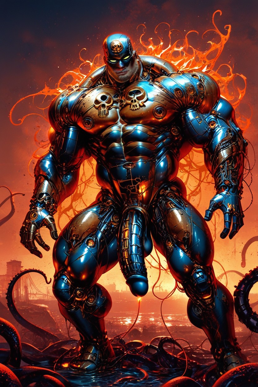 Anal Penetration, Apocalyptic Wasteland, Absurd Res AI Gay Porn