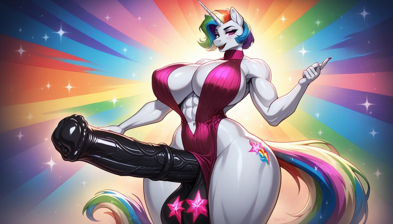 Pene De Poni, 18+, Rainbow BackgroundFurry IA