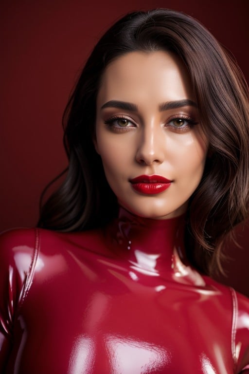 Latex Body Suit, Red Lipstick, 18+AI獸人黃片