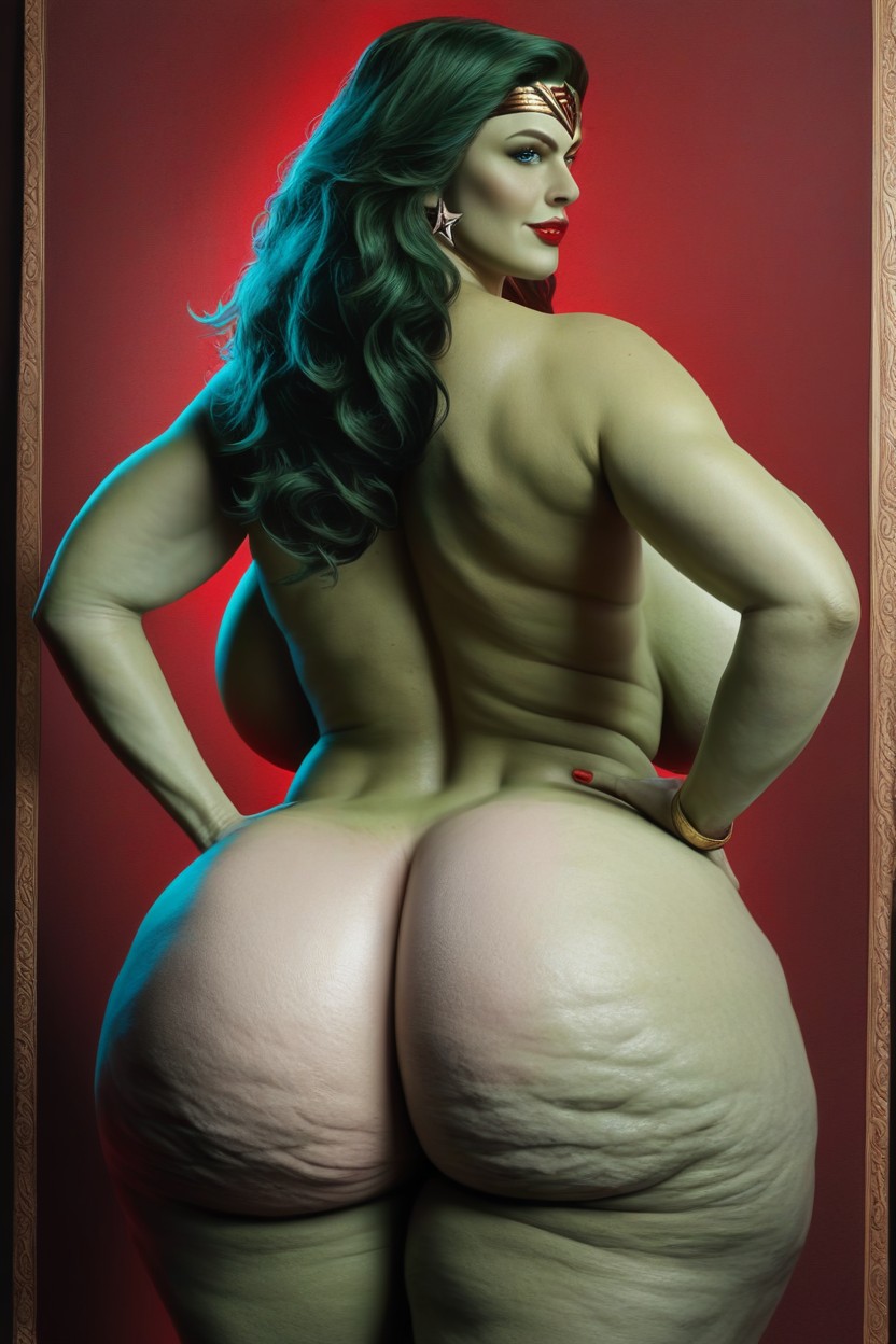 Cellulite, Thick Thighs, Round Ass AI Porn