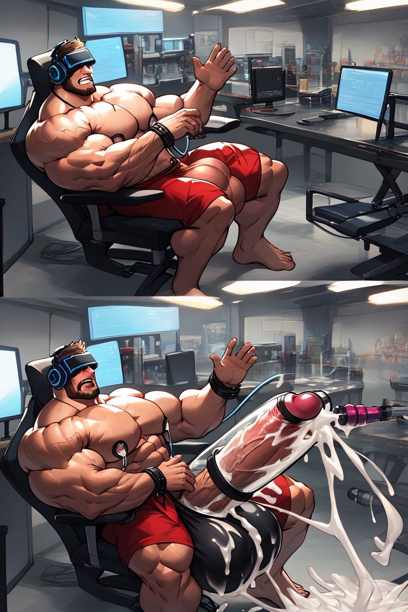 Shocked, Before And After, Milking Machine게이 AI 포르노