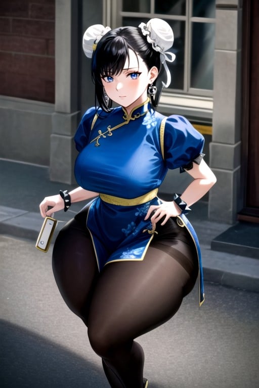 Bbw, Femdom A Busy Goth Rims A Curvy Future, Chun Li (street Fighter)Porno asiático IA