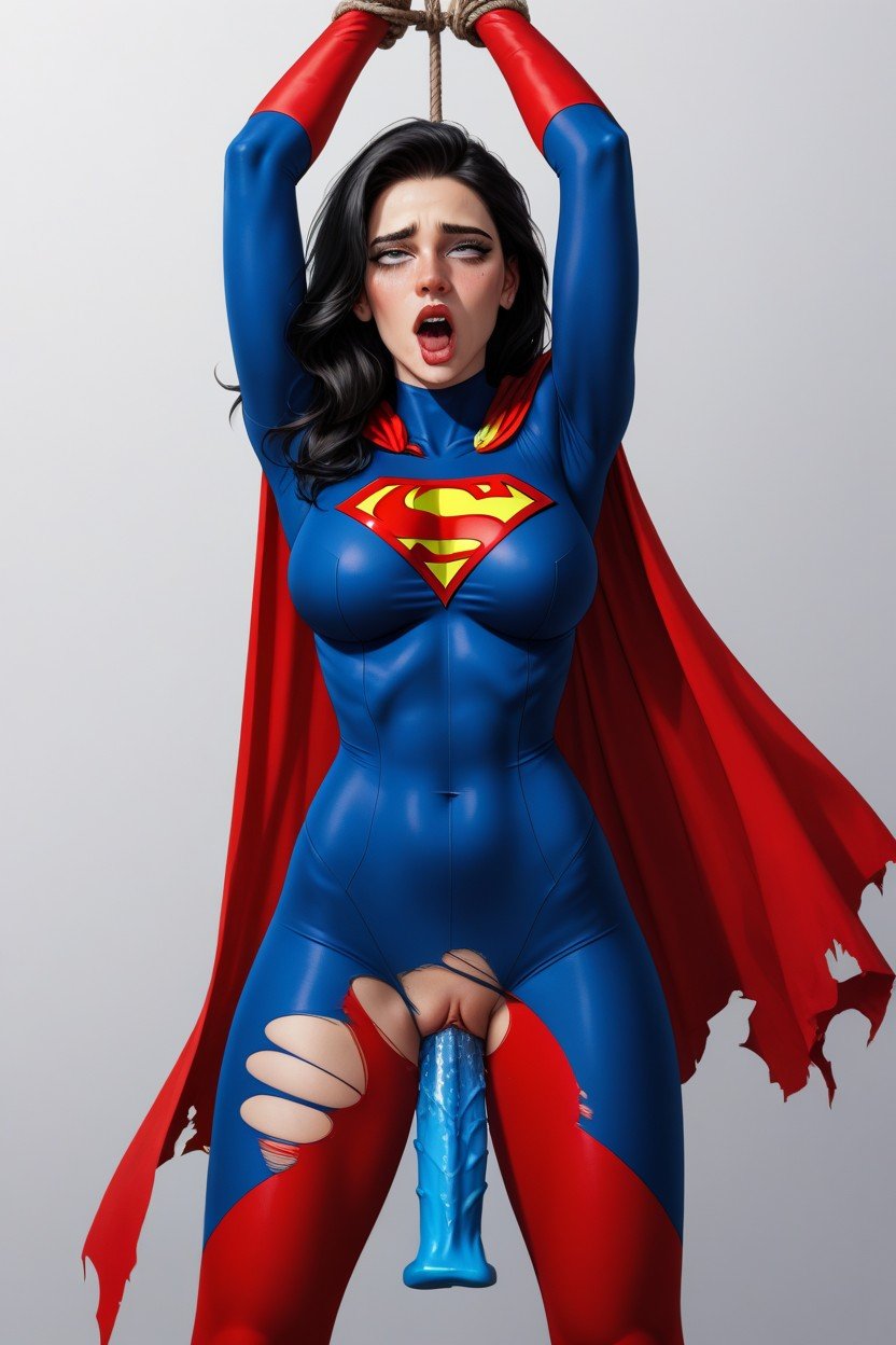 Moaning, Black Hair, SuperhéroePorno shemale IA