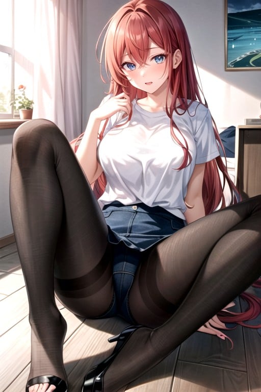 Sexy Pose, T-shirt, 18+ニューハーフAIポルノ