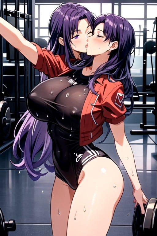 Breast Expansion, Style Chaleureux, Misato (evangelion) Porno IA Hentai