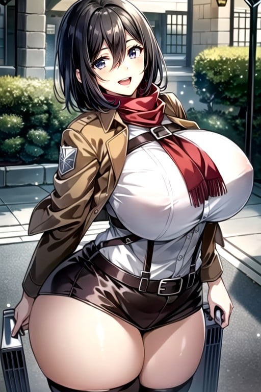 Mikasa Ackerman (attack On Titan), 18+, Massive Ass AI Gay Porn