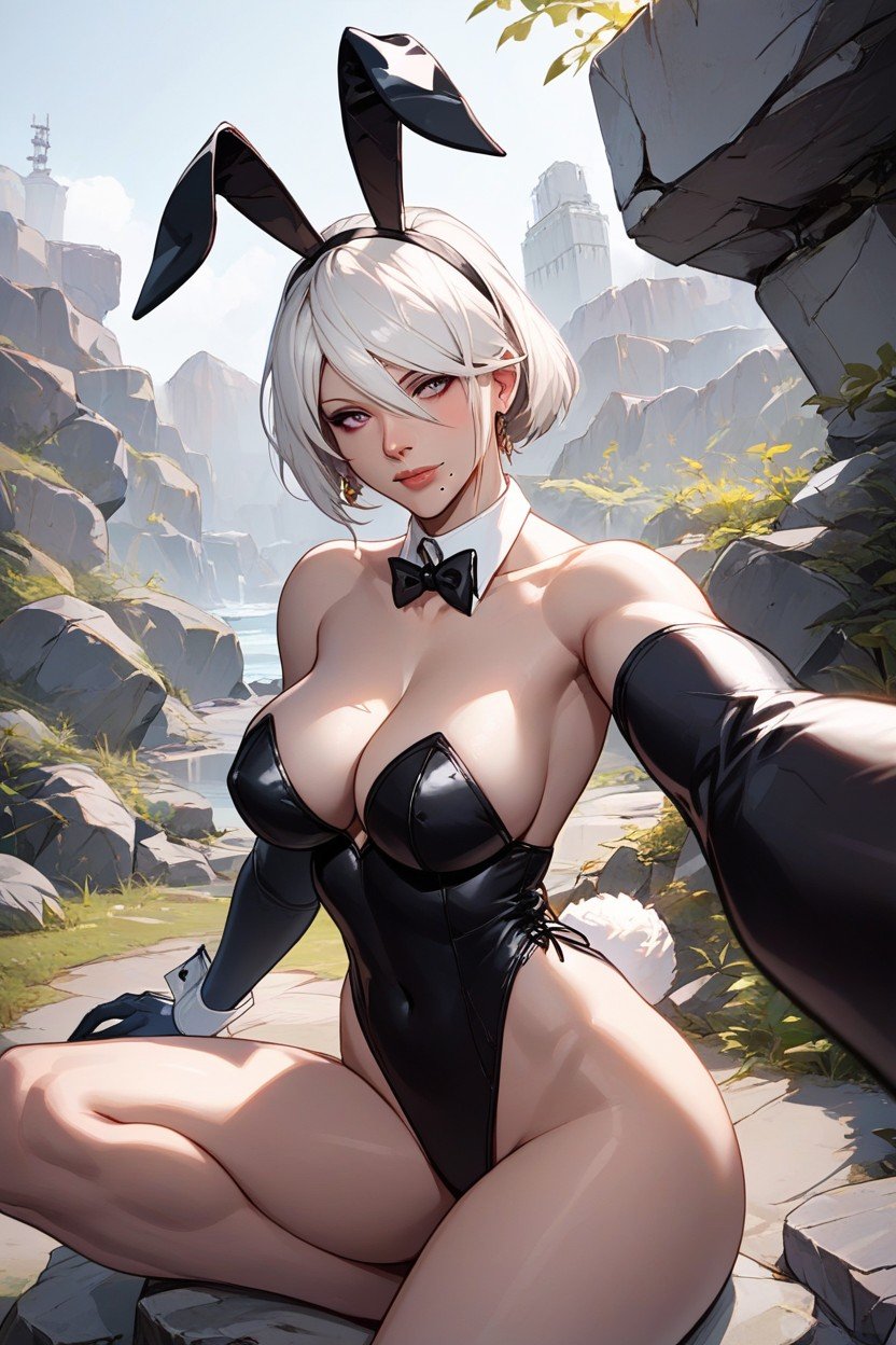 Bunny Costume, 18+, Large Ass Furry AI Porn