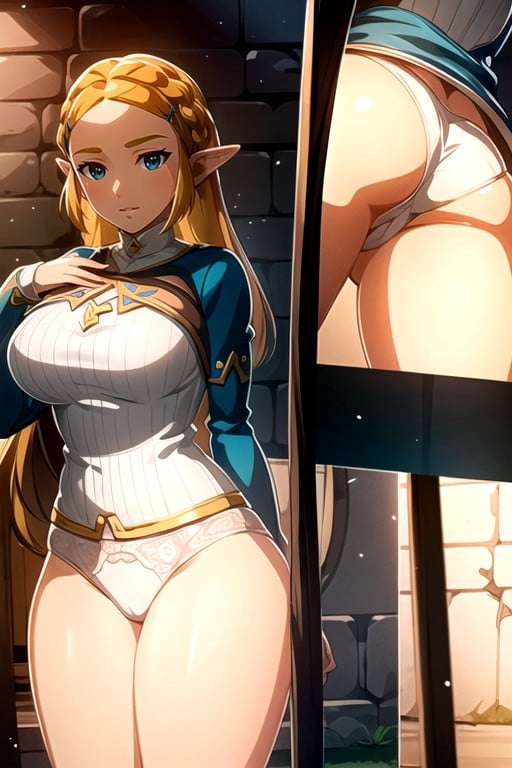 No Sign, White Panties, Zelda (the Legend Of Zelda) Asian AI Porn